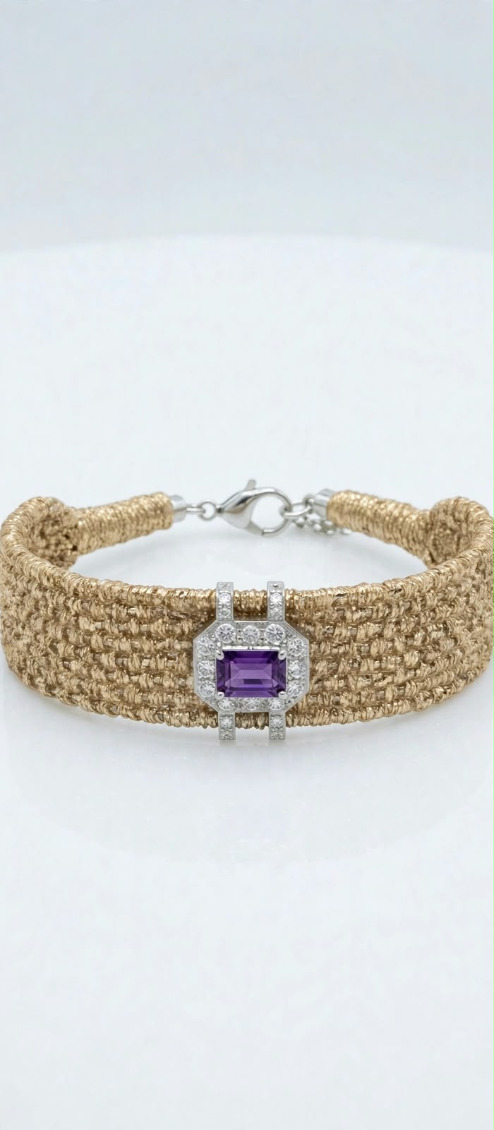Karolina Amethyst Gold Beige