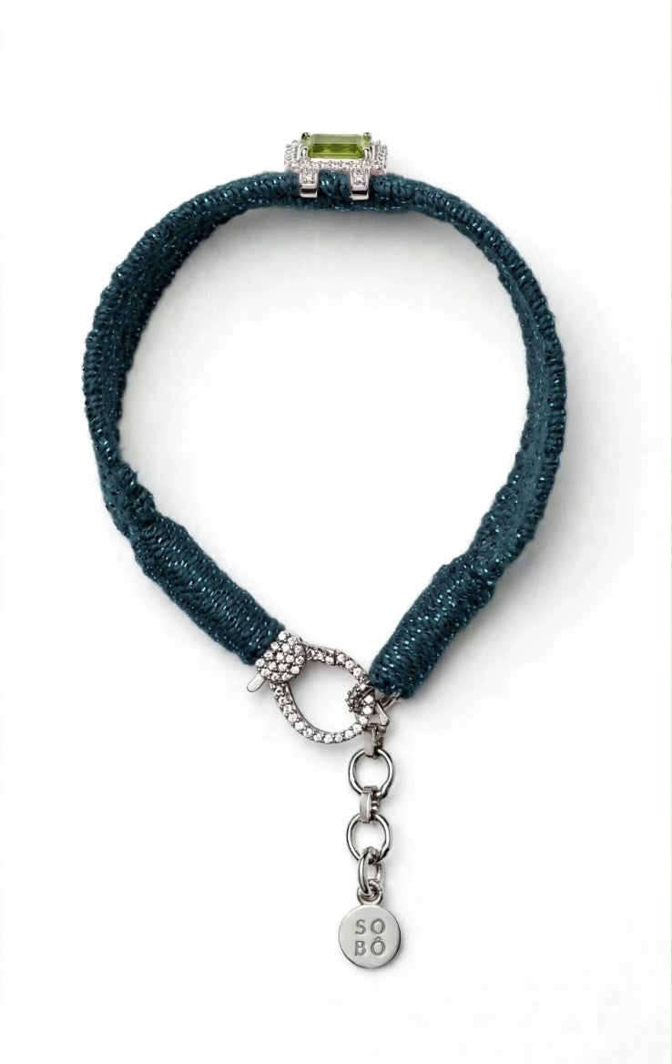 Karolina Peridot Navy Blue